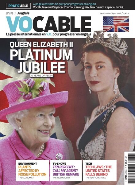 Vocable Anglais – 26 Mai 2022 Cover