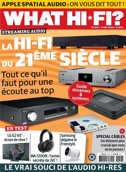 What Hifi France – juin 2022 Cover