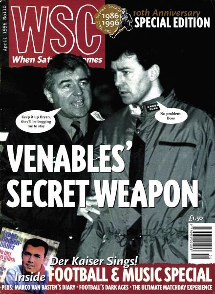 When Saturday Comes – April 1996 Cover