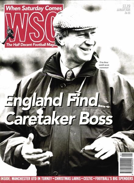 When Saturday Comes – January 1994 Cover
