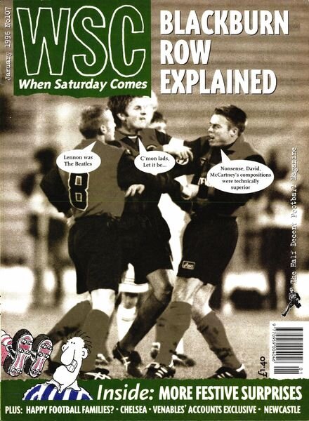 When Saturday Comes – January 1996 Cover