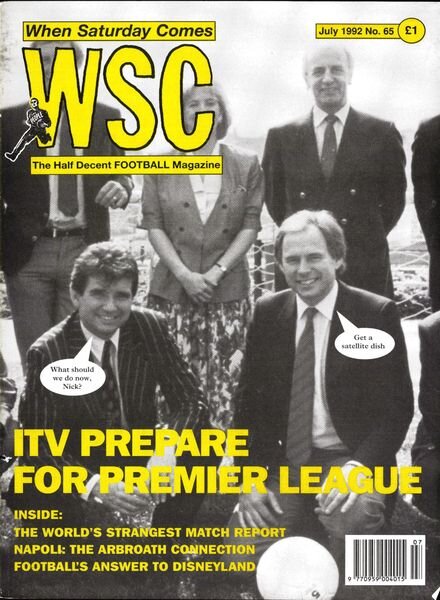 When Saturday Comes – July 1992 Cover