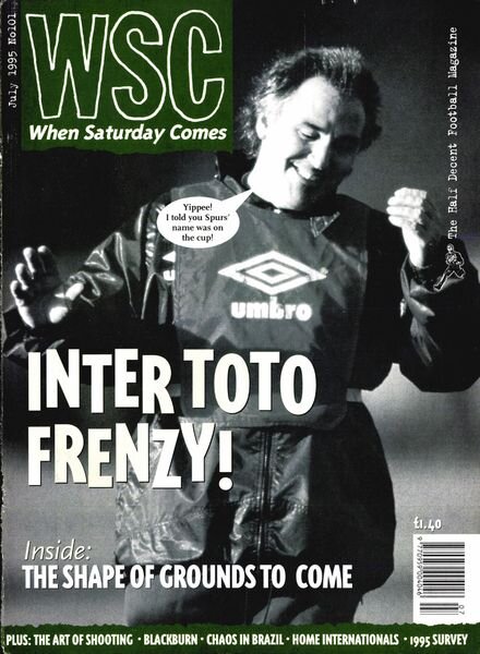 When Saturday Comes – July 1995 Cover