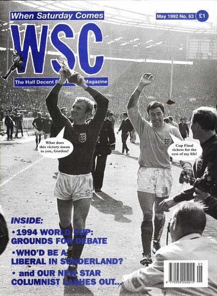 When Saturday Comes – May 1992 Cover