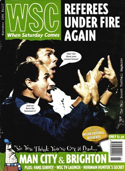 When Saturday Comes – November 1996 Cover