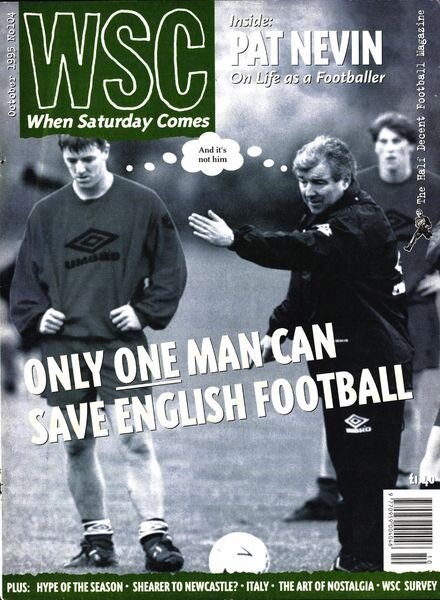 When Saturday Comes – October 1995 Cover