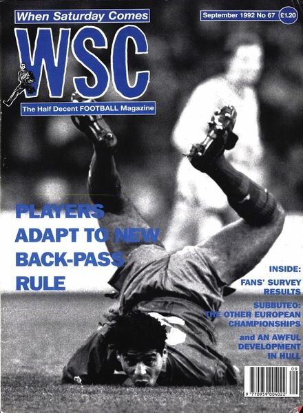 When Saturday Comes – September 1992 Cover