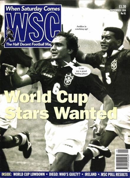 When Saturday Comes – September 1994 Cover