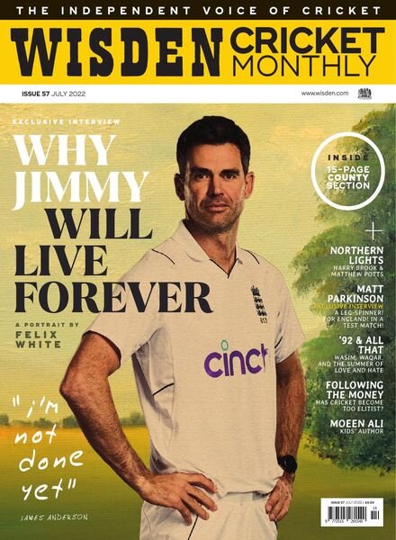 Wisden Cricket Monthly – Issue 57 – July 2022 Cover