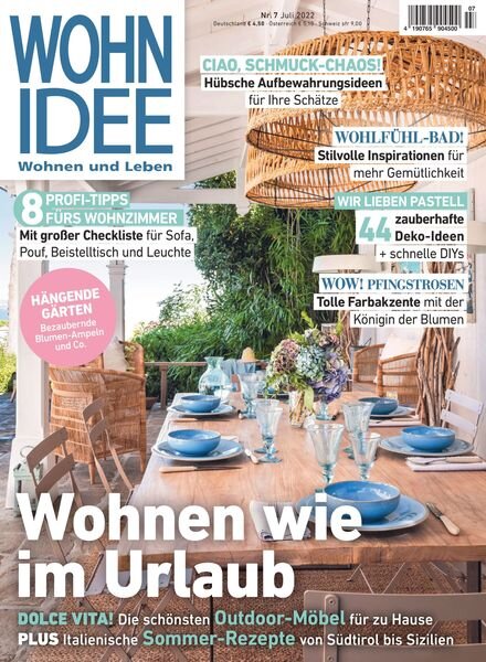 WOHNIDEE – 08 Juni 2022 Cover