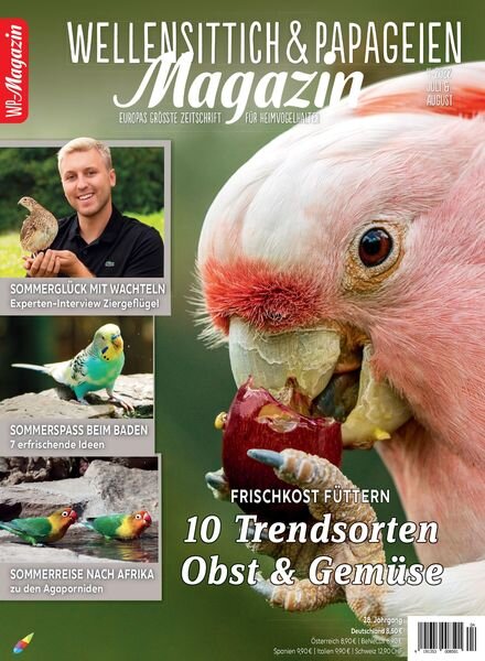 WP-Magazin Wellensittich & Papageien – Juli 2022 Cover