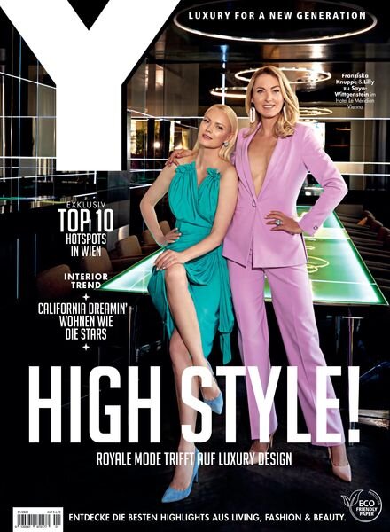 Y – Luxury For A New Generation – Juni 2022 Cover