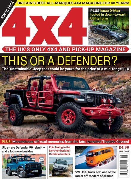 4×4 Magazine UK – August 2022 Cover