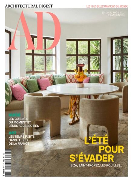 AD Architectural Digest France – juillet-aout 2022 Cover