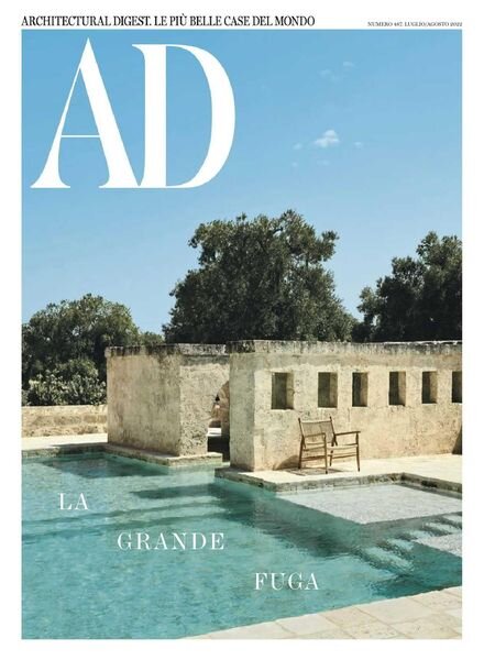 AD Architectural Digest Italia – luglio 2022 Cover