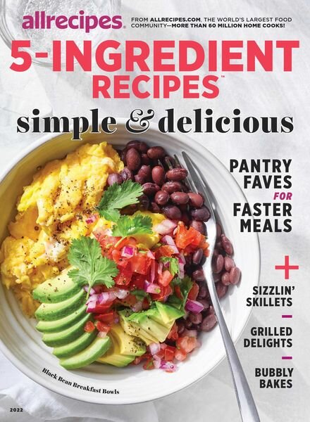 allrecipes 5-Ingredient Recipes – June 2022 Cover