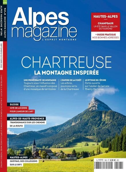 Alpes Magazine – juillet 2022 Cover