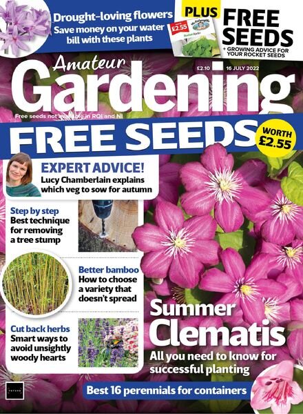 Amateur Gardening – 16 July 2022 Cover