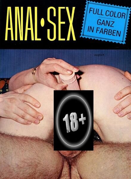 Anal Sex – n. 1 June 1969 Cover