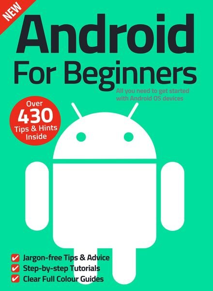 Android For Beginners – July 2022 Cover