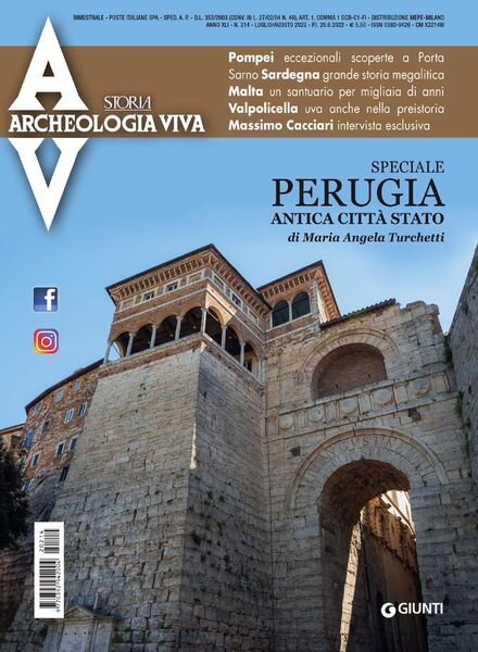 Archeologia Viva – Luglio-Agosto 2022 Cover