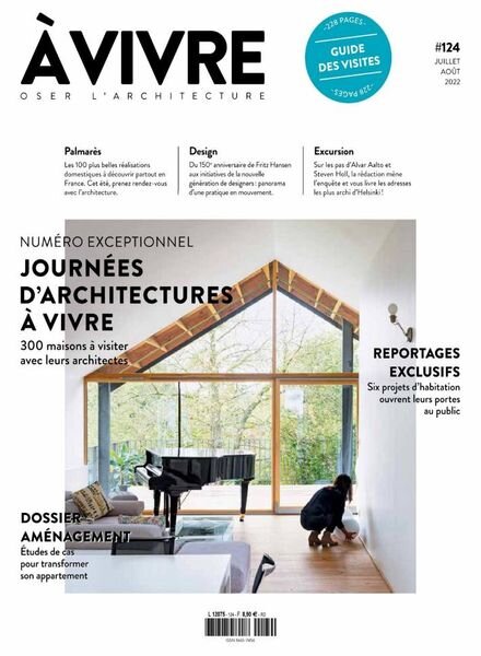 Architectures a vivre – Juillet-Aout 2022 Cover