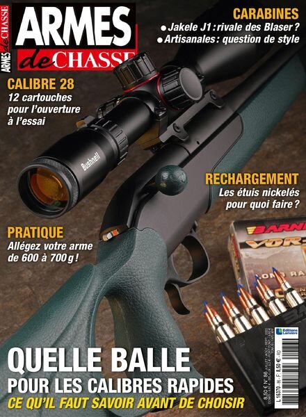 Armes de Chasse – juillet 2022 Cover