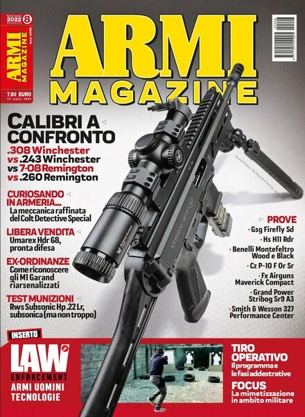 Armi Magazine – agosto 2022 Cover