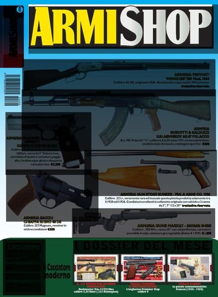Armi Shop – Agosto 2022 Cover