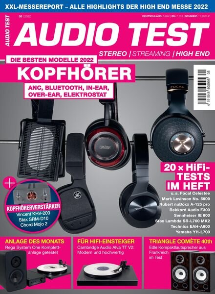Audio Test – Juli 2022 Cover
