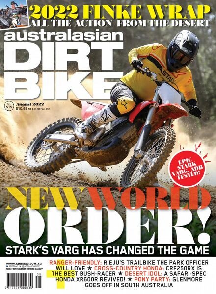 Australasian Dirt Bike – August 2022 Cover