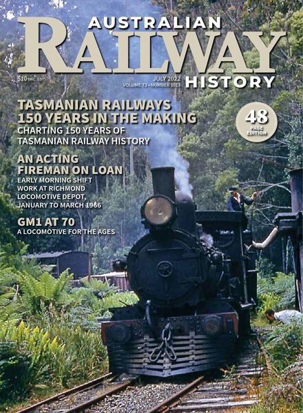 Australian Railway History – July 2022 Cover
