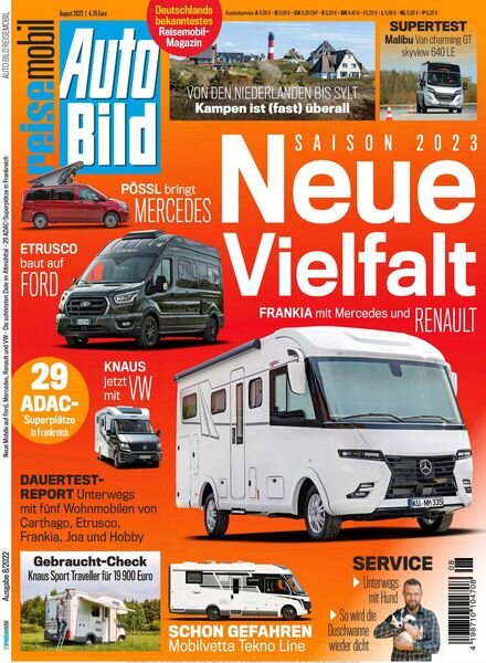 Auto Bild Reisemobil – August 2022 Cover