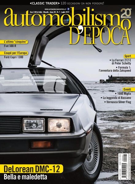 Automobilismo d’Epoca – luglio 2022 Cover