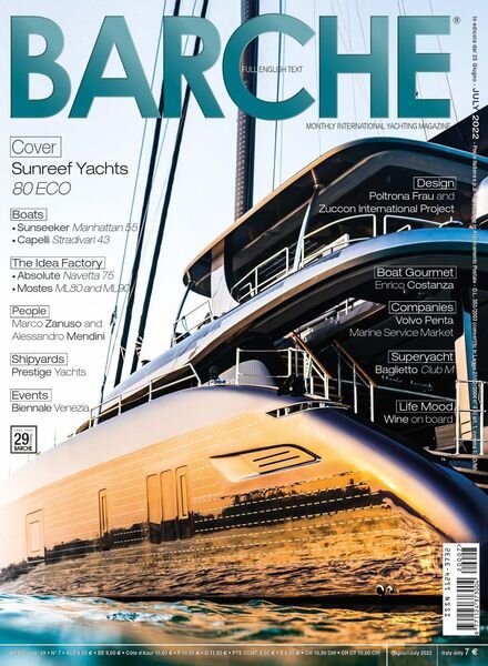 Barche Magazine – Luglio 2022 Cover