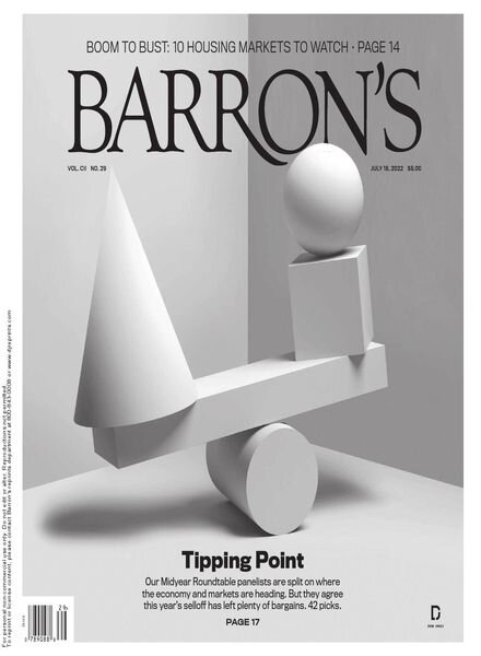 Barron’s – July 18 2022 Cover