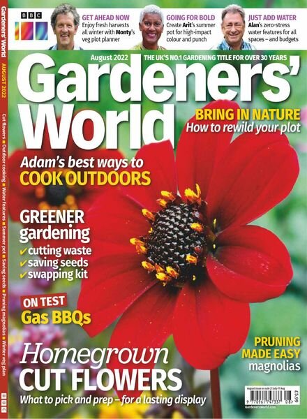 BBC Gardeners’ World – August 2022 Cover