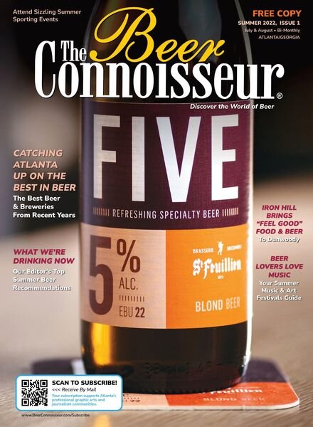 Beer Connoisseur – July 2022 Cover