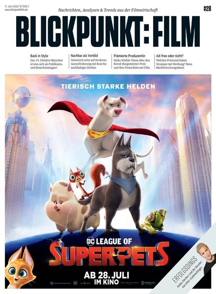 Blickpunkt Film – 11 Juli 2022 Cover
