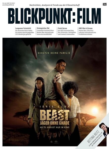Blickpunkt Film – 18 Juli 2022 Cover