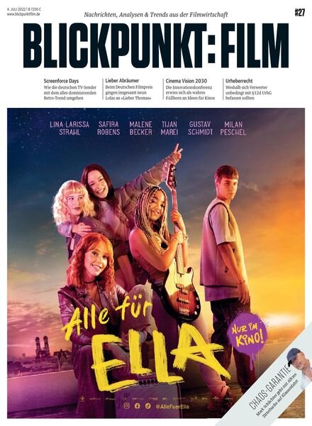Blickpunkt Film – 4 Juli 2022 Cover