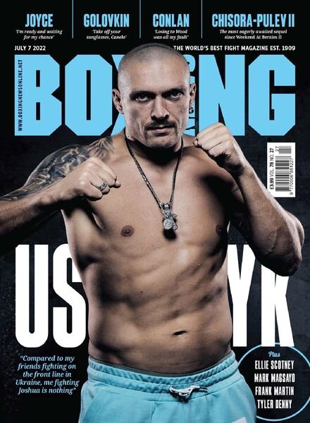 Boxing News – July 07 2022 Cover