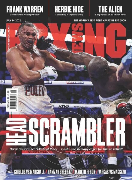 Boxing News – July 14 2022 Cover