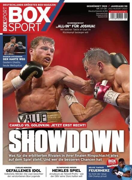 BoxSport – September 2022 Cover