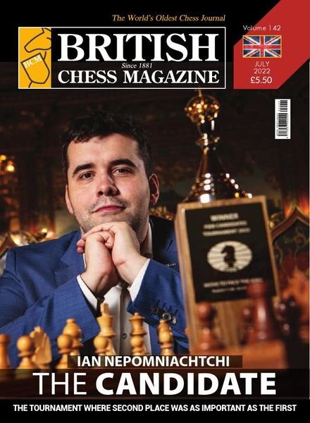 British Chess Magazine – July 2022 Cover