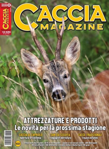 Caccia Magazine – Agosto 2022 Cover