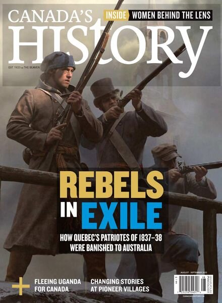 Canada’s History – August-September 2022 Cover