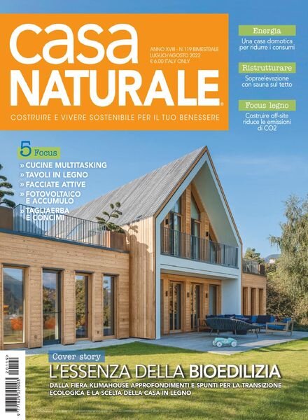 Casa Naturale – luglio 2022 Cover
