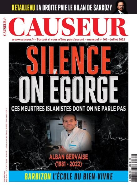 Causeur – juillet 2022 Cover
