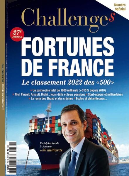 Challenges – 7 Juillet 2022 Cover